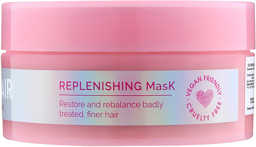 Восстанавливающая маска с розовой глиной - Lee Stafford Fresh Hair Replenishing Mask — фото N1