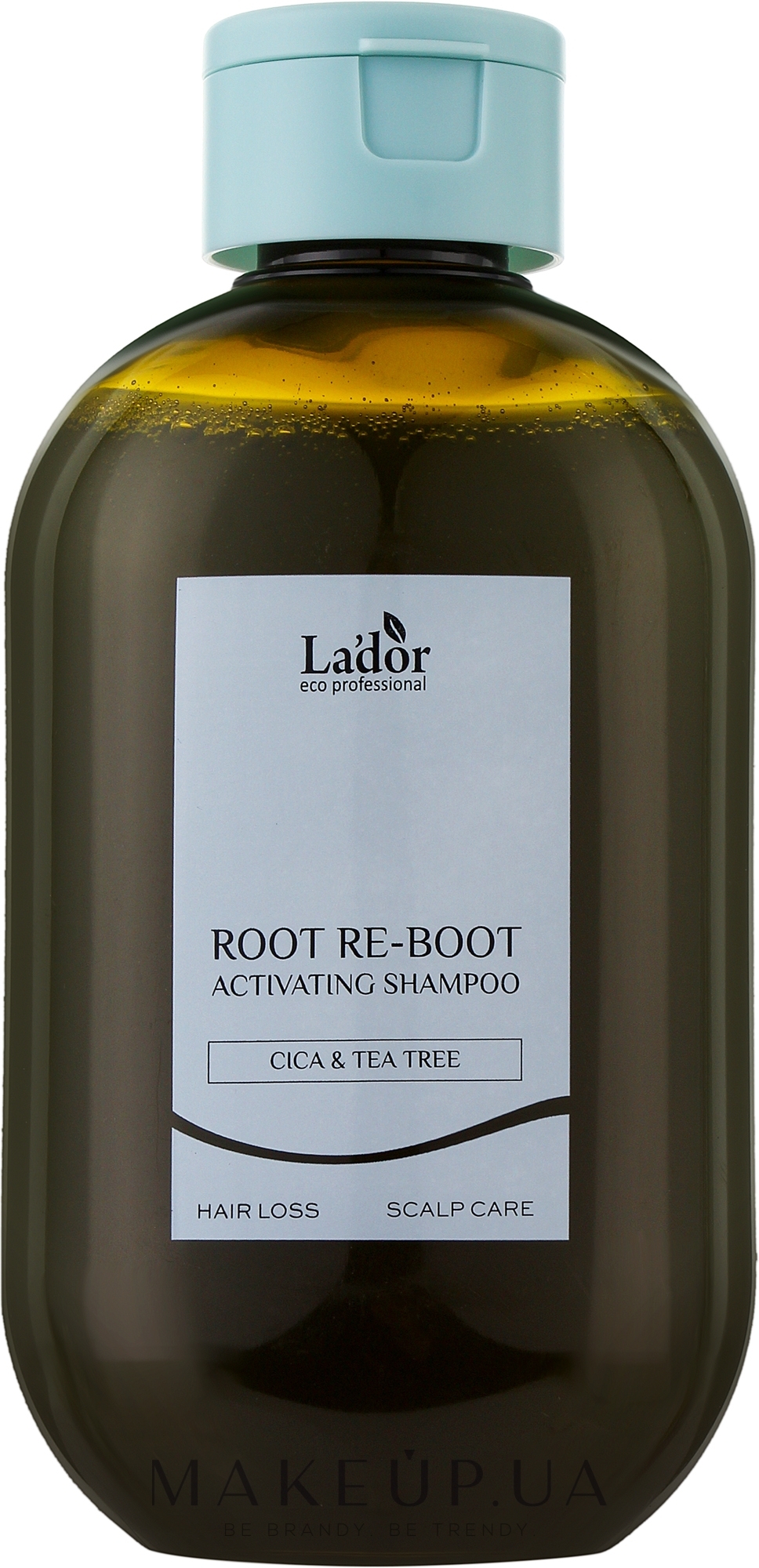 Шампунь от выпадения волос - Lador Root Re-Boot Awakening Shampoo Cica &Tea Tree — фото 300ml