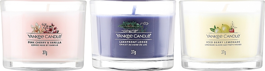 Набор - Yankee Candle Mini Set (cand/3x37g)  — фото N2