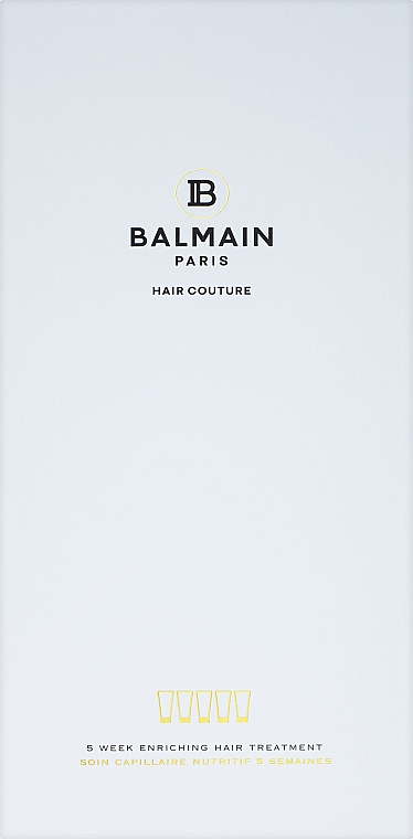 5-недельный восстанавливающий уход - Balmain Paris Hair Couture 5 Week Enriching Treatment — фото N1