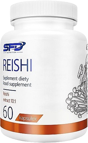 Харчова добавка "Рейші" в капсулах - SFD Nutrition Reishi Suplement Diety — фото N1