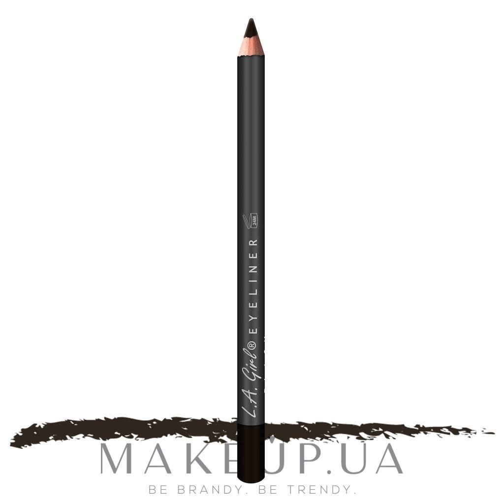 Карандаш для глаз - L.A. Girl Eyeliner Pencil — фото GP602 - Brown-Black