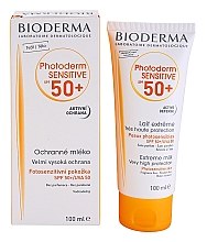 Парфумерія, косметика Сонцезахисне молочко - Bioderma Photoderm Sensitive SPF50+ Lait Extreme