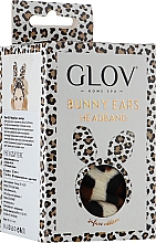 Обруч-ушки, леопардовые - Glov Spa Bunny Ears Headband Safari Edition — фото N2