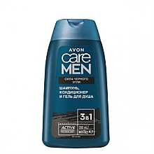 Духи, Парфюмерия, косметика Шампунь 3в1 "Сила черного угля" - Avon Care Men Deep Power