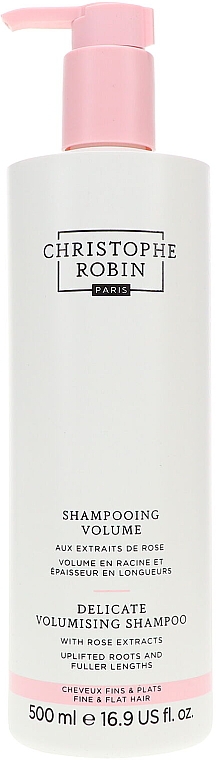 Шампунь для волос с экстрактом розы - Christophe Robin Delicate Volume Shampoo with Rose Extracts — фото N3