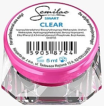 Духи, Парфюмерия, косметика Сроительный гель для ногтей - Semilac Smart Clear