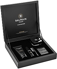 Набор - Balmain Signature Men's Giftset (oil/30ml + shampoo/200ml + scrub/100g + brush/1p) — фото N2