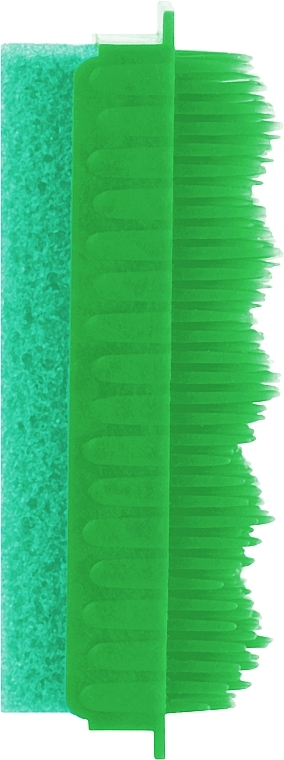 Цветная пемза со щеткой, зеленая - Zinger — фото N1
