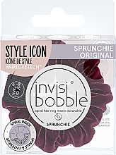 Резинка-браслет для волос, бордовая - Invisibobble Sprunchie Original Red Wine Is Fine — фото N1