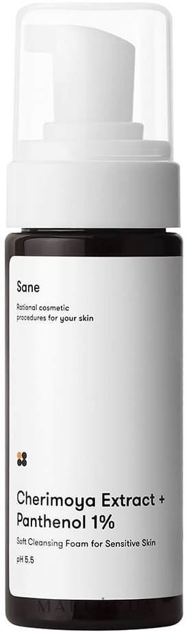 Пенка для умывания чувствительной кожи лица - Sane Soft Cleansing Foam For Sensitive Skin — фото 150ml
