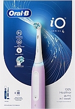 Электрическая зубная щетка, фиолетовая - Oral-B iO Series 4  — фото N1