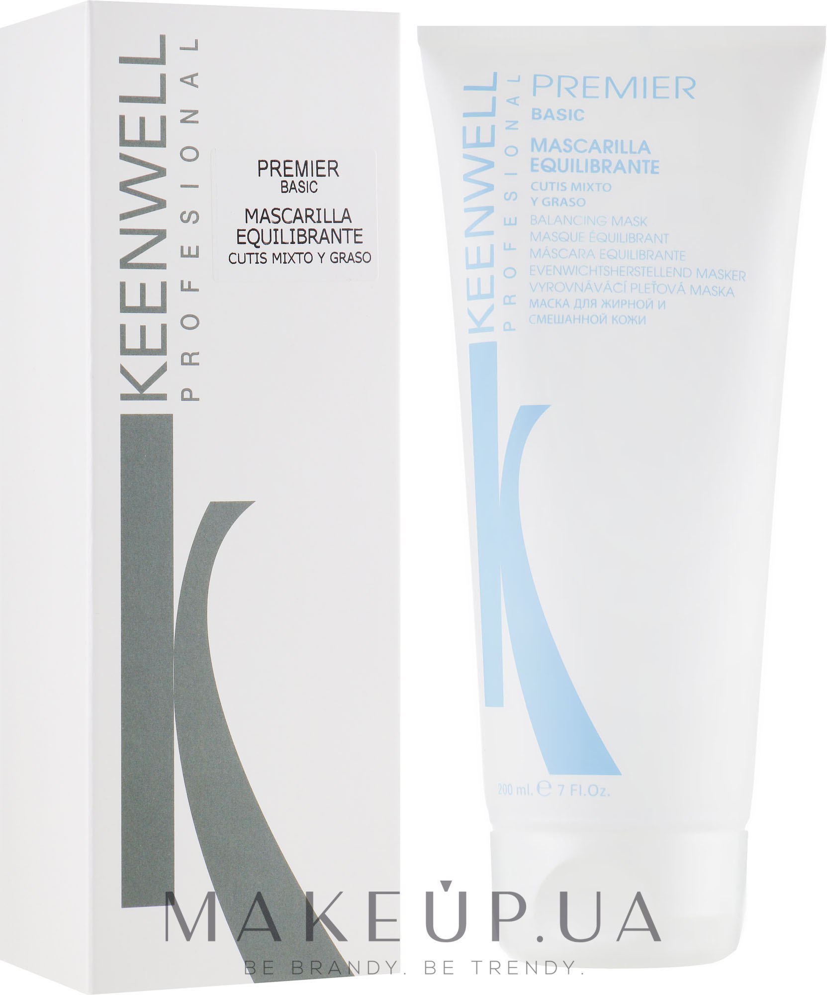 Балансирующая маска для смешанной и жирной кожи - Keenwell Premier PBP Mascarilla Equilibrante — фото 200ml