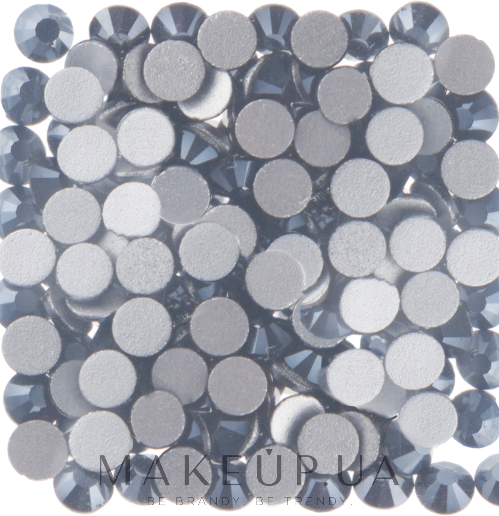 Декоративные кристаллы для ногтей "Jet Satin", размер SS 10, 100шт - Kodi Professional — фото 1уп