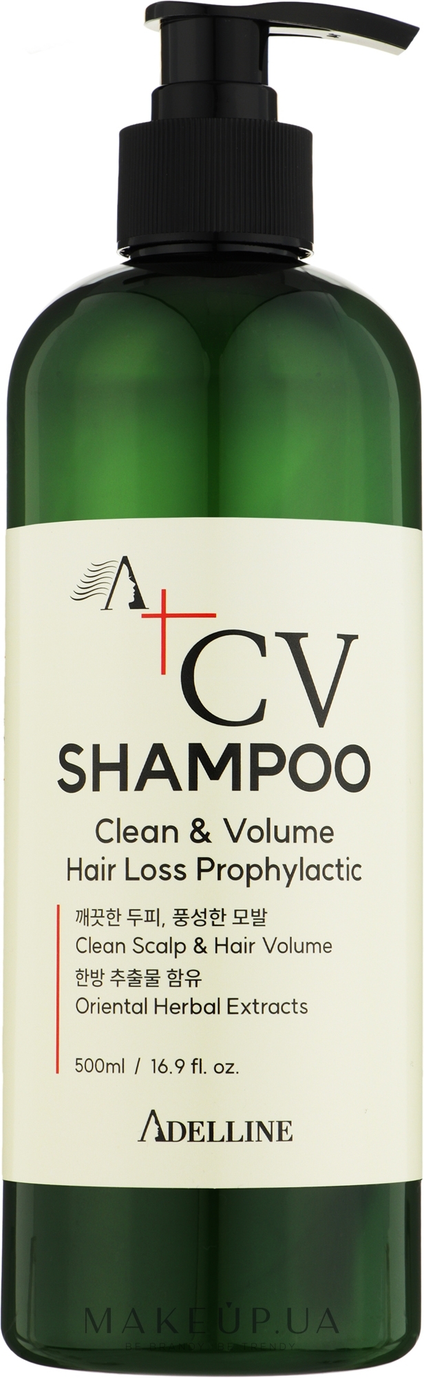 Шампунь для об'єму волосся - Adelline Clean & Volume Shampoo — фото 500ml