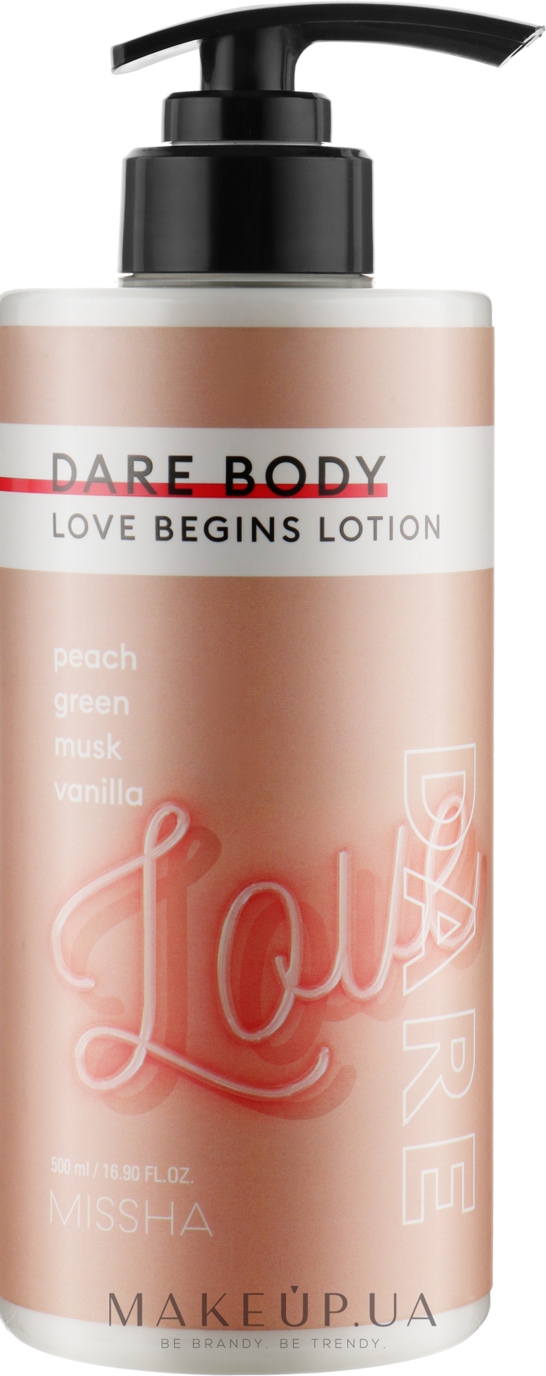 Увлажняющий лосьон для тела - Missha Dare Body Moisture Lotion Love Begins — фото 500ml