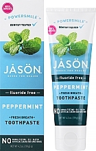 Зубная паста с мятой - Jason Natural Cosmetics Powersmile Toothpaste Peppermint — фото N1