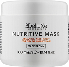 Маска для сухого й пошкодженого волосся - 3DeLuXe Nutritive Mask — фото N1