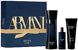 Парфумерія, косметика Giorgio Armani Code - Набір (edt/75ml + sh/gel/75ml + edt/15ml)