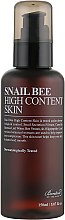 Тонер з високим вмістом муцину равлика та бджолиним ядом - Benton Snail Bee High Content Skin — фото N1