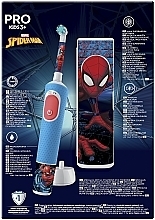 Набір - Oral-B Pro Kids Spider-Man (tooth/brush/1pcs + case) — фото N3