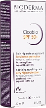 Сонцезахисний крем  - Bioderma Cicabio Soothing Repairing Care SPF50 — фото N1