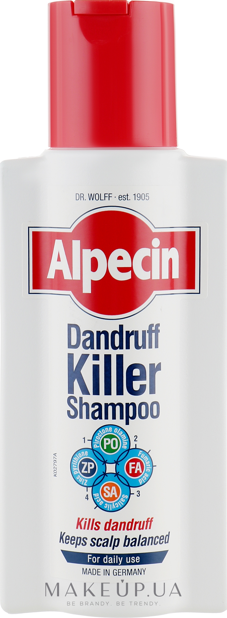 Шампунь против перхоти - Alpecin Schuppen Killer — фото 250ml