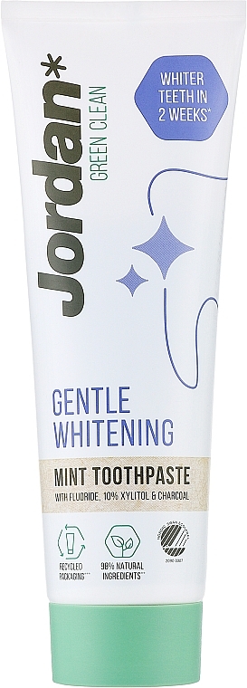 Зубна паста "Ніжне відбілювання" - Jordan Green Clean Gentle Whitening — фото N1