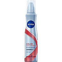 Духи, Парфюмерия, косметика Мусс для волос "Защита цвета и уход" - NIVEA Color Care & Protect Styling Mousse Extra Strong