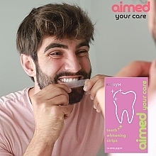 Отбеливающие полоски на 14 процедур со вкусом арбуза - Aimed Teeth Whitening Strips — фото N5