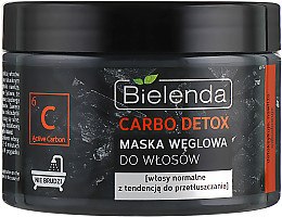 Духи, Парфюмерия, косметика Угольная маска для волос - Bielenda Carbo Detox Charcoal Hair Mask