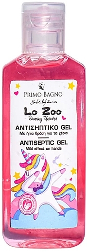 Антисептичний гель "Dancing Unicorn" для рук - Primo Bagno Lo Zoo Antiseptic Gel — фото N1