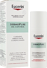 Успокаивающий крем для проблемной кожи - Eucerin Dermo Pure Skin Adjunctive Soothing Cream — фото N2