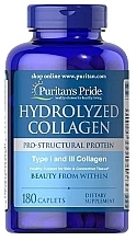 Парфумерія, косметика Дієтична добавка "Колаген гідролізований" - Puritan’s Pride Hydrolyzed Collagen