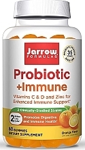 Пробіотик + підтримання імунітету, смак апельсина - Jarrow Formulas Probiotic + Immune Orange — фото N1