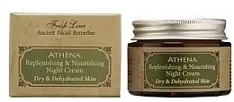 Парфумерія, косметика Нічний крем для обличчя - Fresh Line Athena Replenishing & Nourishing Night Cream
