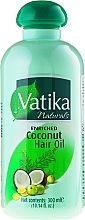 Масло для волос кокосовое - Dabur Vatika Coconut Hair Oil — фото N4