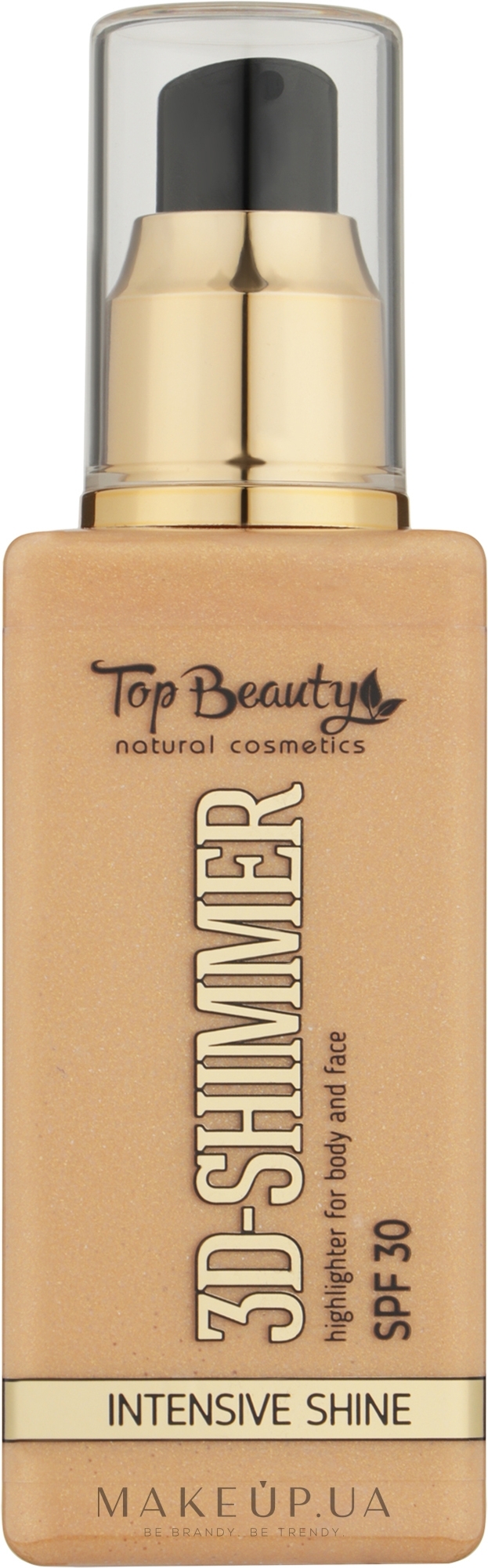 3D-шимер для тела и лица "Интенсивное сияние" - Top Beauty 3D-Shimmer SPF30 — фото 125ml