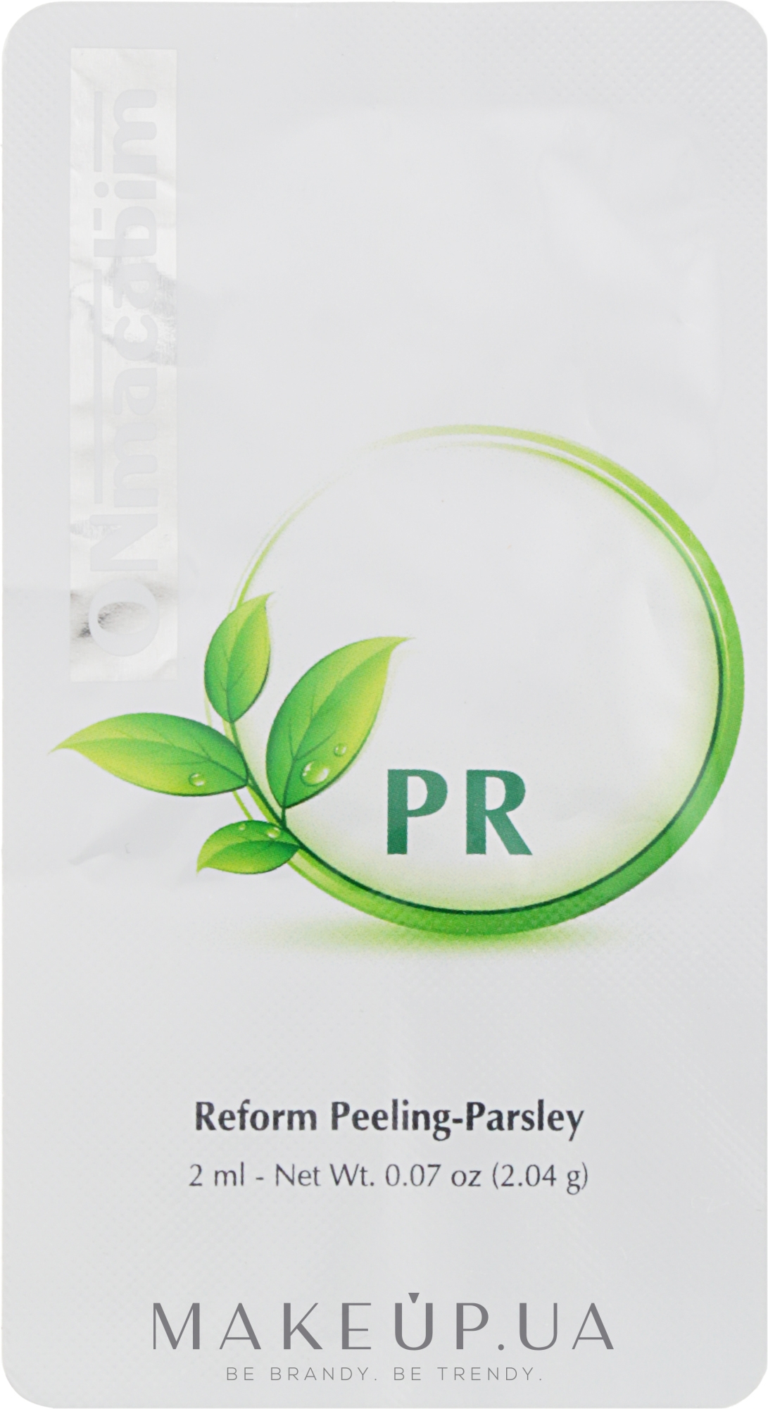 Крем-пилинг с экстрактом петрушки - Onmacabim PR Line Perform Peeling Parsley (пробник) — фото 2ml