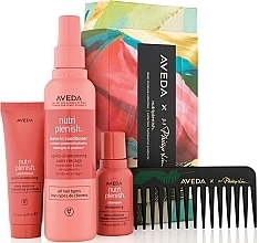 Парфумерія, косметика Набір - Aveda Nutriplenish Deep Moisture Collection (shm/50ml + h/cond/50ml + h/cond/spr/200ml + comb)