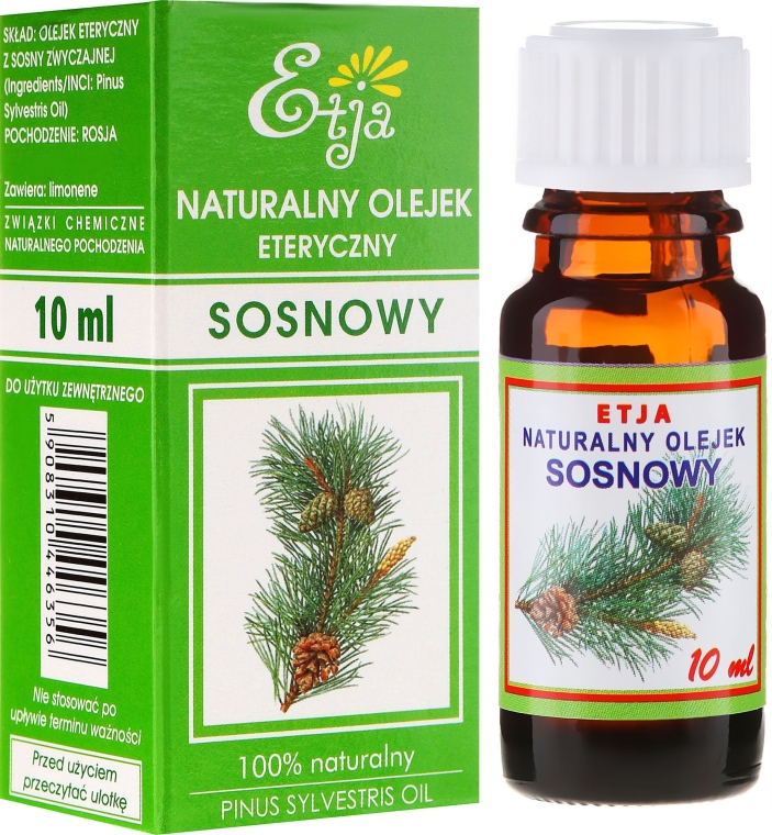 Натуральное эфирное масло сосны - Etja Natural Essential Pine Oil — фото N1