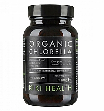 Харчова добавка "Хлорелла" - Kiki Health Chlorella Organic 500mg — фото N1