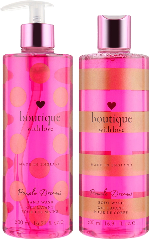 Набір - Grace Cole Boutique With Love Duo Pomelo Dreams (b/wash/500ml + h/wash/500ml) — фото N2