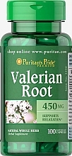 Диетическая добавка "Корень валерианы", 450 мг - Puritan's Pride Valerian Root — фото N1