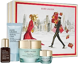 Парфумерія, косметика Набір - Estee Lauder DayWear Christmas Set (ser/15ml + cr/50ml + yeux/gel/5ml + mousse/30ml)