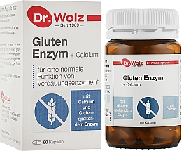 Харчова добавка "Фермент глютену + кальцій" - Dr.Wolz Gluten Enzym + Calcium — фото N2