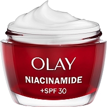 Парфумерія, косметика Денний зволожувальний крем для обличчя - Olay Niacinamide 24 + Vitamin E +SPF 30 Cream