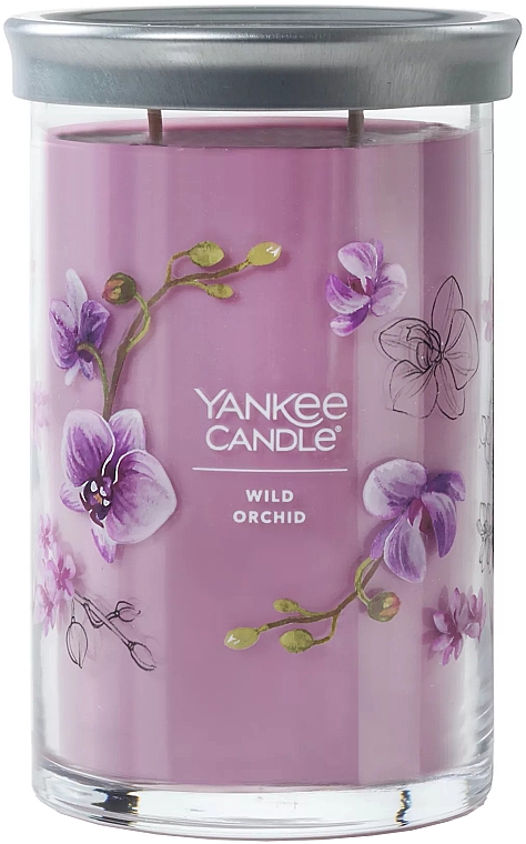 Ароматична свічка на підставці "Дика орхідея", 2 ґноти - Yankee Candle Wild Orchid Tumbler — фото N1