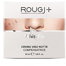 Парфумерія, косметика Нічний крем для обличчя з компенсувальною дією - Rougj+ WhiteFix Compensating Night Face Cream