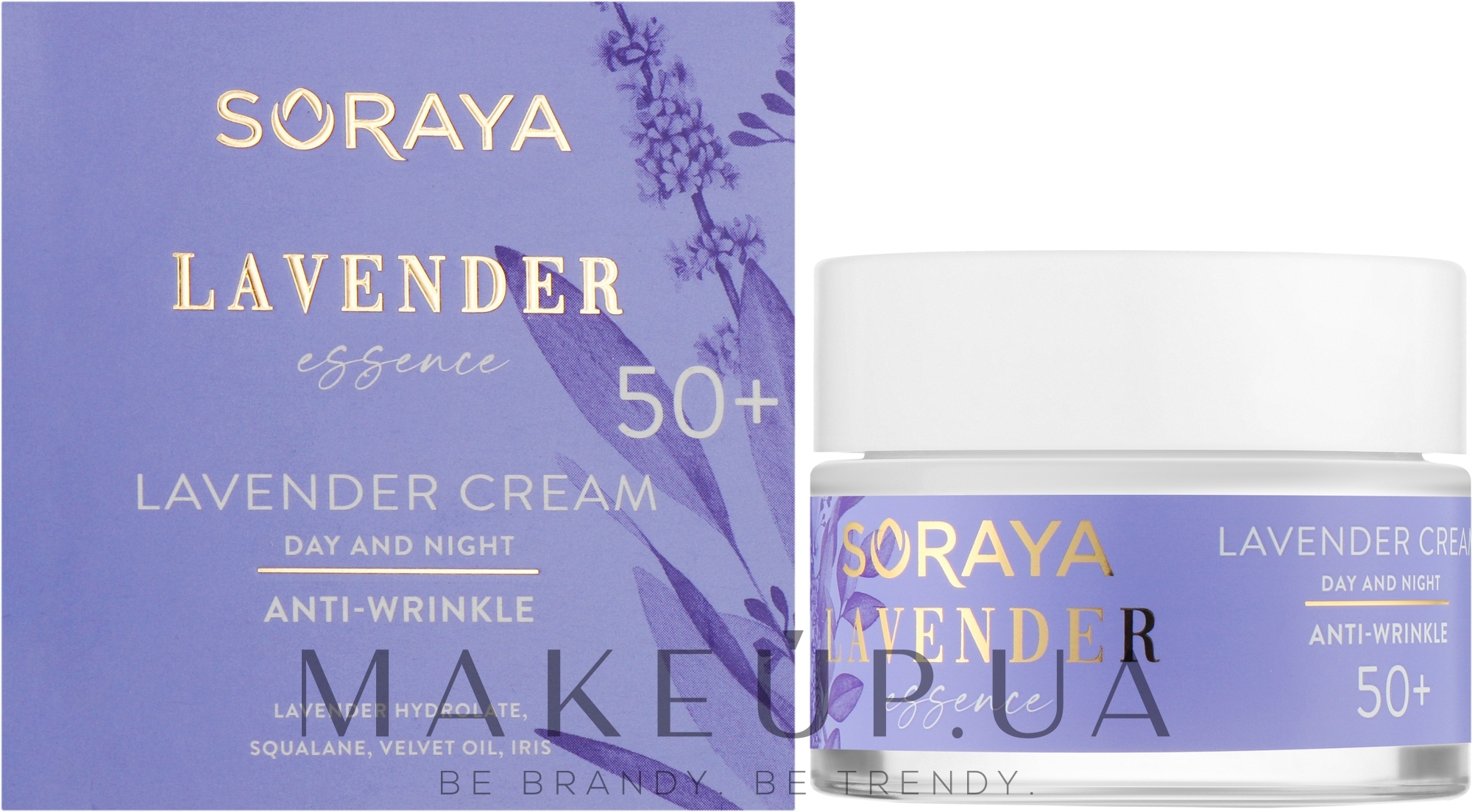 Крем проти зморщок з лавандою 50+ - Soraya Lavender Essence — фото 50ml